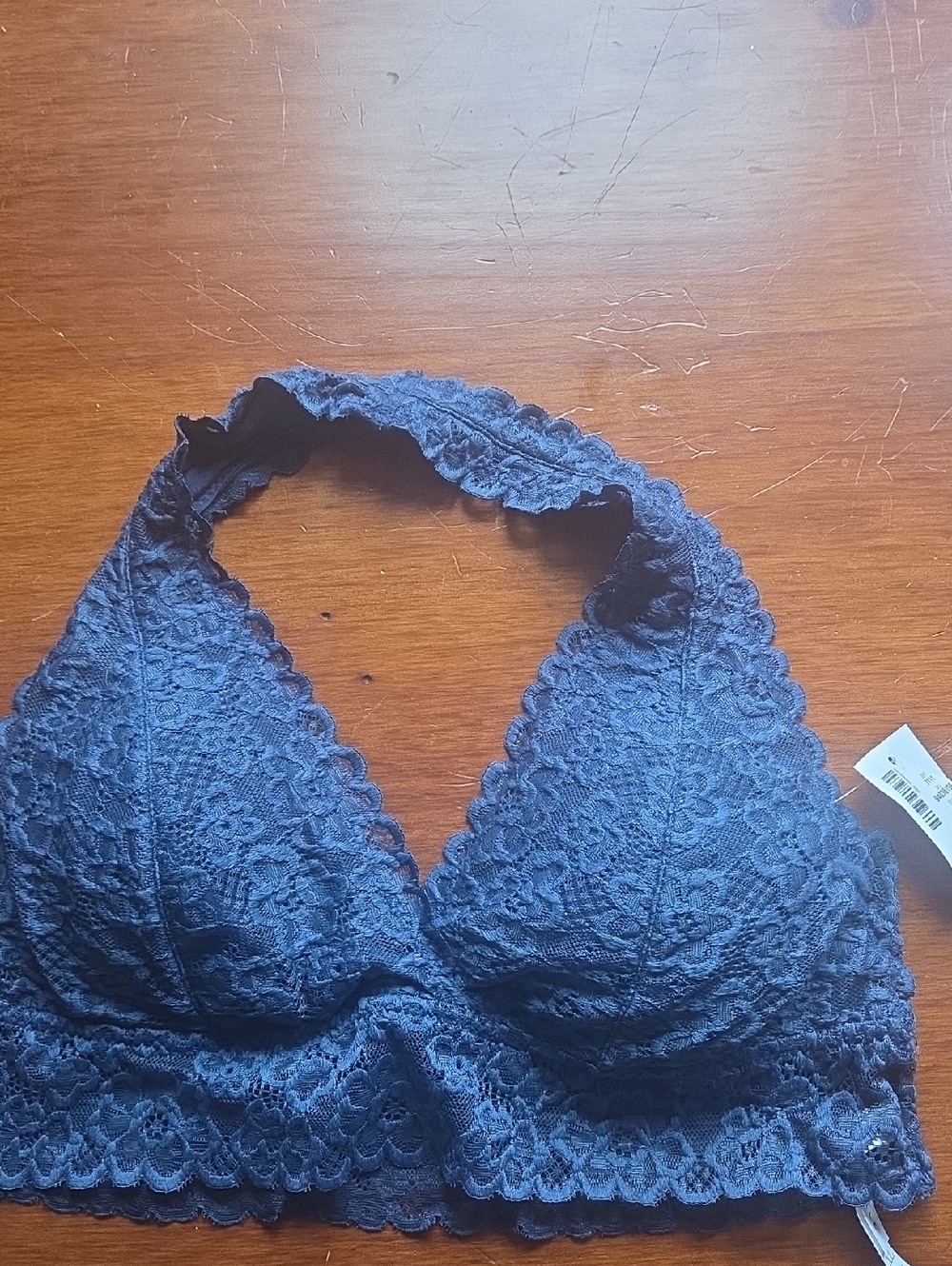 Aeropostale Women’s Lace Bralette Halter - Teal